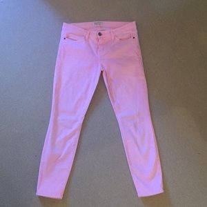 Current Elliot Pink Skinny Jeans